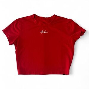 Women’s Red Ethika Baby Tee